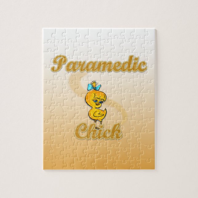 Paramedic Chick Jigsaw Puzzle (Vertical)