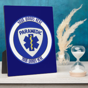 Paramedic Custom Plaque