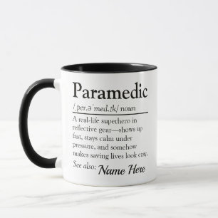 Paramedic Definition Custom Appreciation Mug