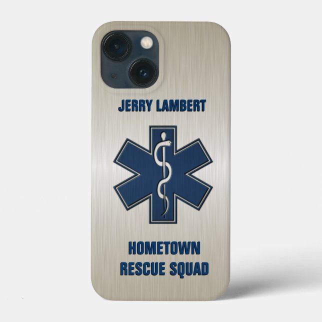 Paramedic Deluxe Name Template Case-Mate iPhone Case (Back)
