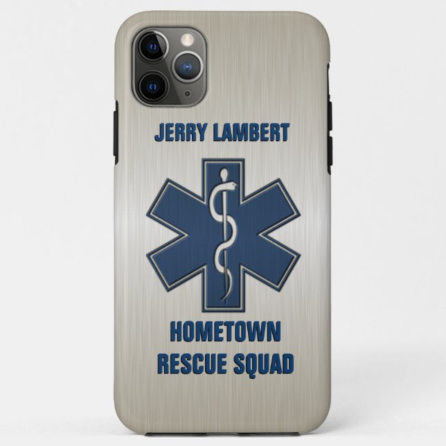 Paramedic Deluxe Name Template Case-Mate iPhone Case (Back)