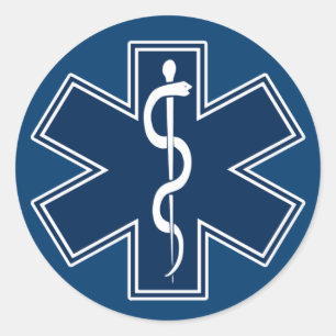 Paramedic EMT EMS Classic Round Sticker