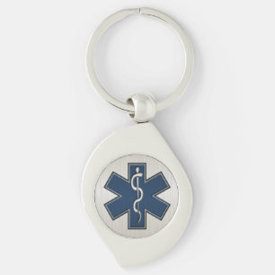 Paramedic EMT EMS Deluxe Key Ring