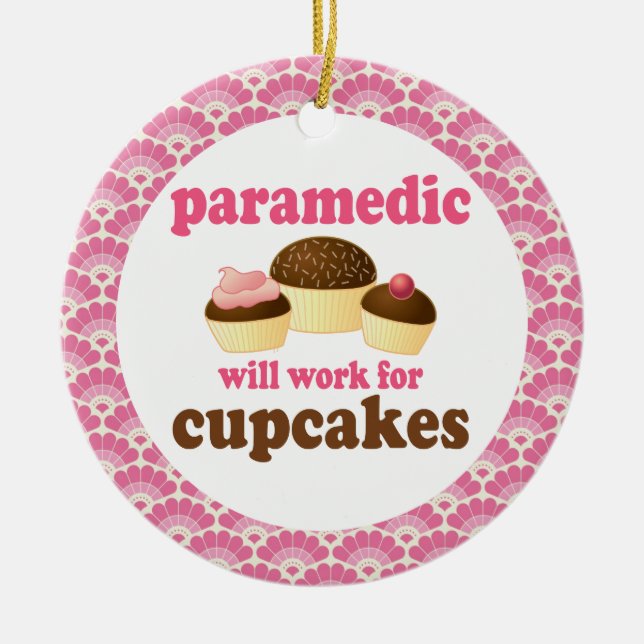 Paramedic Gift Ornament (Front)