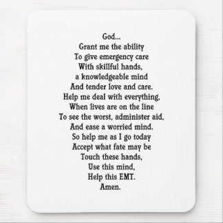 Paramedic mouse pad