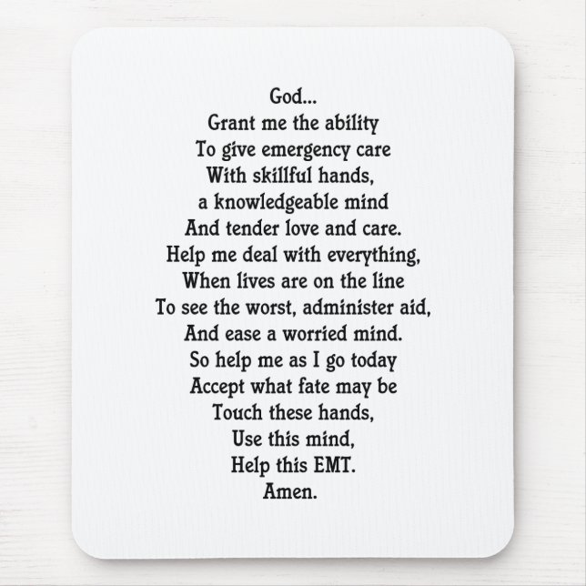 Paramedic mouse pad (Front)