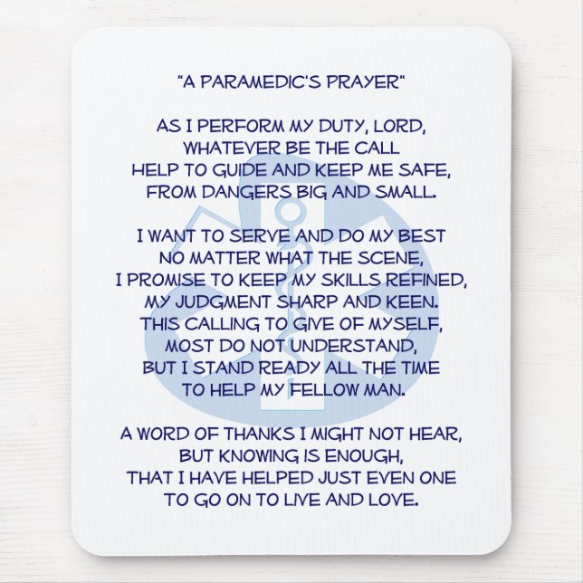 Paramedic mouse pad (Front)