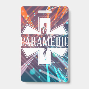 Paramedic Name Badge ID Badge