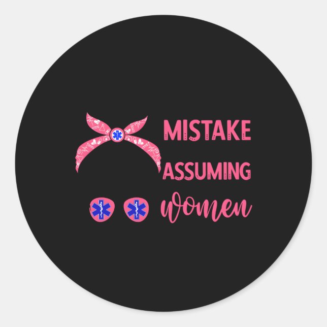 Paramedic Paramedic Classic Round Sticker (Front)