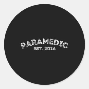 Paramedic School Graduation 2026 - New Paramedic G Classic Round Sticker