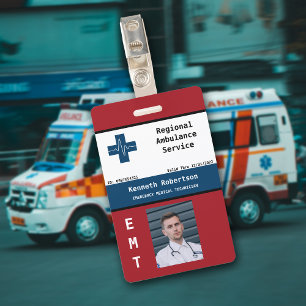 Paramedic Security ID  Badge