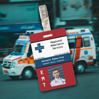 Paramedic Security ID  Badge