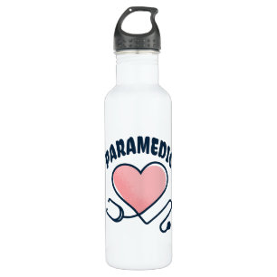 Paramedic Stethoscope with heart 710 Ml Water Bottle