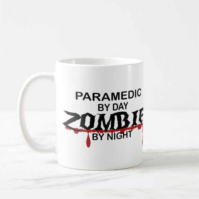 Paramedic Zombie Coffee Mug (Left)