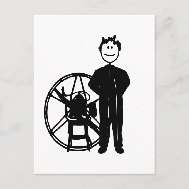 Paramotor Pilot Postcard (Front)
