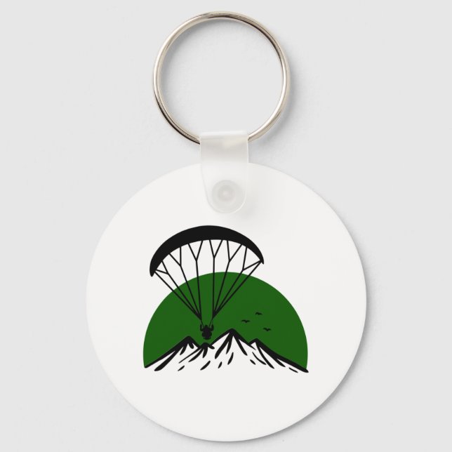 Paramotor Retro  Key Ring (Front)