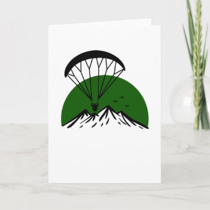 Paramotor Retro Vintage Card