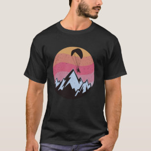 Paramotoring Mountain Sunset Paragliding Pilot Par T-Shirt