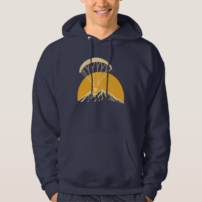 Paramotoring Retro Hoodie (Front)