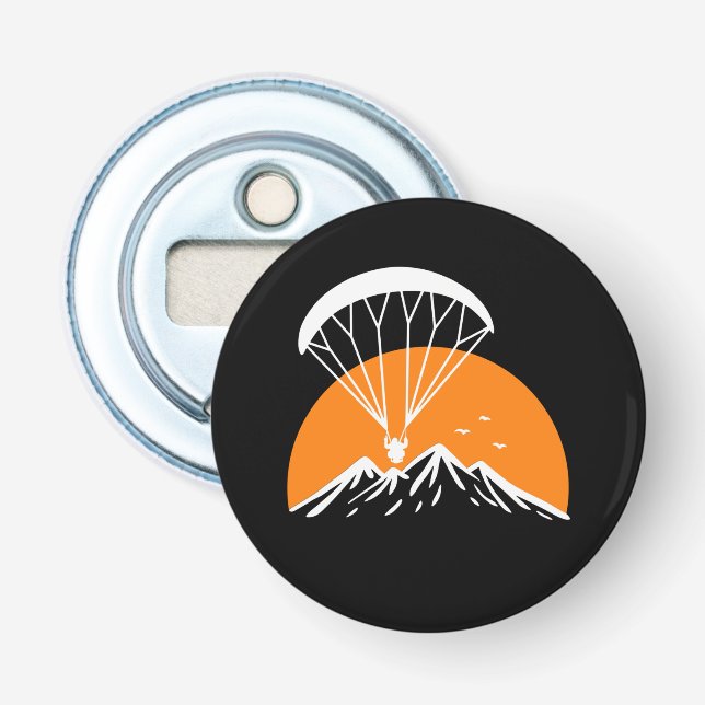 Paramotoring Retro Vintage Bottle Opener (Front)