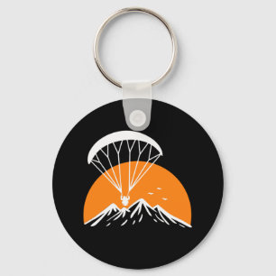Paramotoring Retro Vintage Key Ring