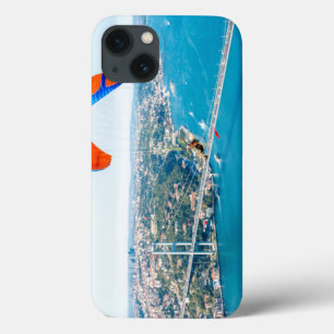 Paramotors Pilots Flying Over The Bosphorus iPhone 13 Case