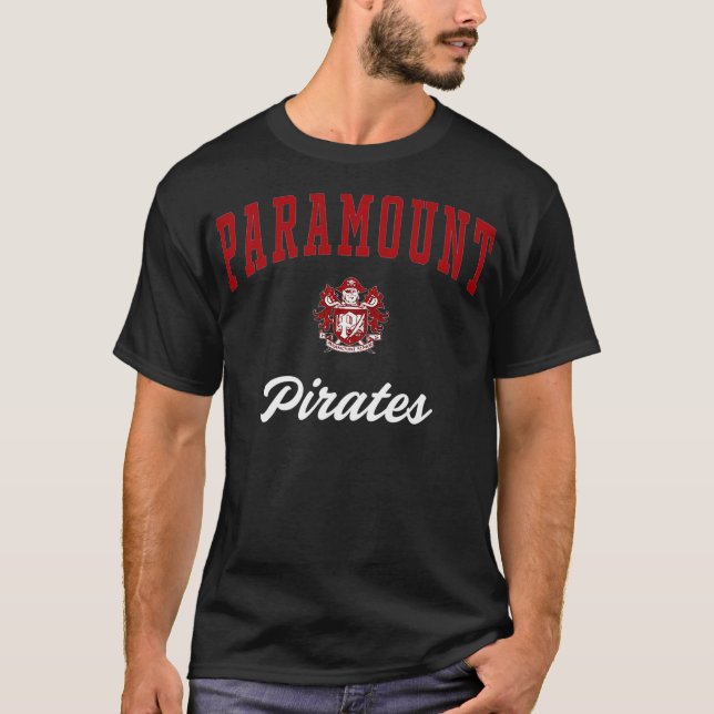 Paramount High School Pirates Premium  C3  T-Shirt (Front)