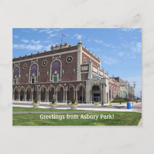 Paramount Theatre in Asbury Park, NJ Postcard