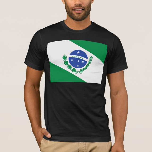 Parana, Brazil flag T-Shirt (Front)