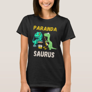 Parandasaurus Dinosaurs Playing Garifuna Drum And  T-Shirt