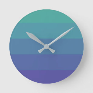 Paranoia Colour Palette  Eye Catching Blue Sky Cya Round Clock