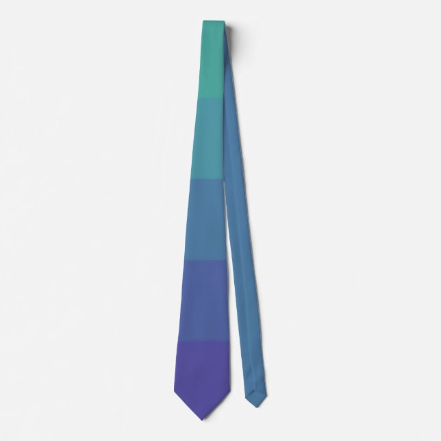 Paranoia Colour Palette  Eye Catching Blue Sky Cya Tie (Front)