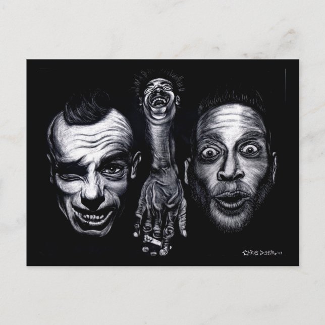 Paranoia  postcard (Front)