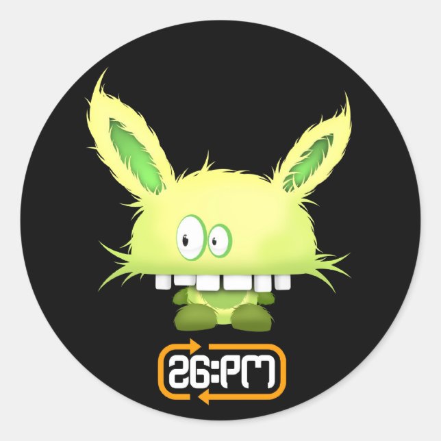 "Paranoid Chomper" Sticker (Front)