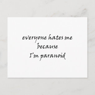 Paranoid Postcard