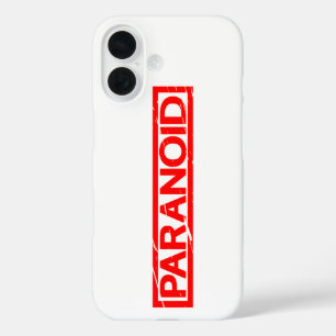 Paranoid Stamp iPhone 16 Case