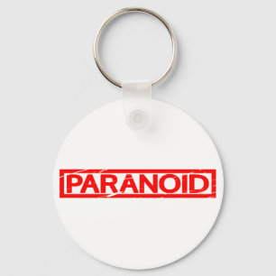 Paranoid Stamp Key Ring