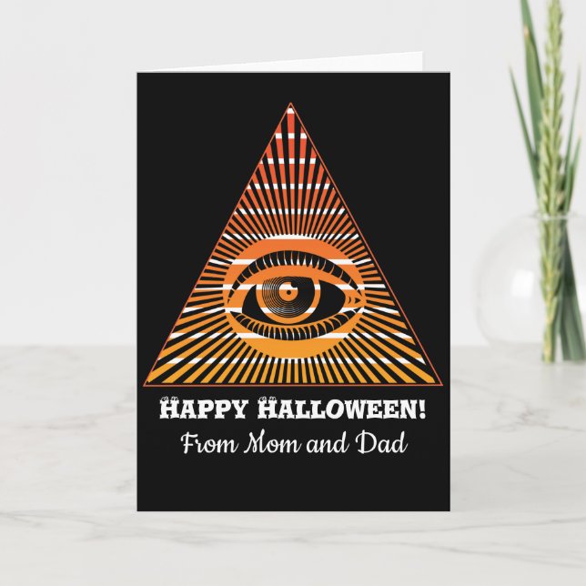 Paranormal All Seeing Eye of Providence Spiritual Card (Front)