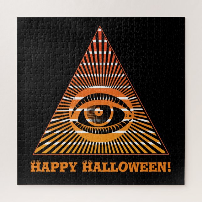 Paranormal All Seeing Eye of Providence Spiritual Jigsaw Puzzle (Vertical)