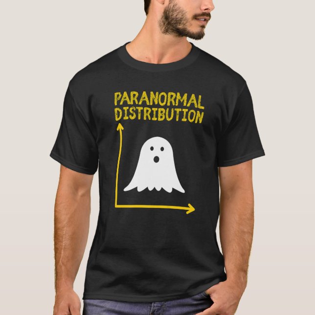 Paranormal Distribution Halloween School Psycholog T-Shirt (Front)