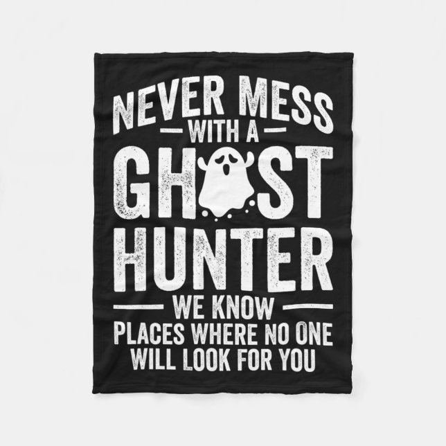 Paranormal Evp Hunting Ghost Hunter Adventures 1  Fleece Blanket (Front)