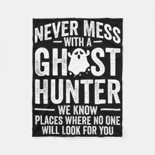 Paranormal Evp Hunting Ghost Hunter Adventures 1 Fleece Blanket