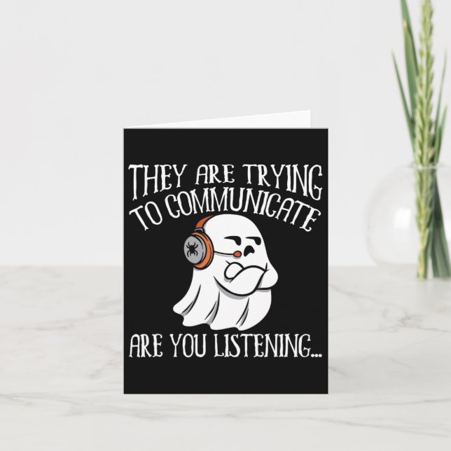 Paranormal Evp Hunting Ghost Hunter Adventures 2  Card (Front)