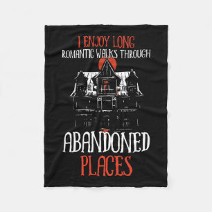 Paranormal Evp Hunting Ghost Hunter Adventures 5 Fleece Blanket