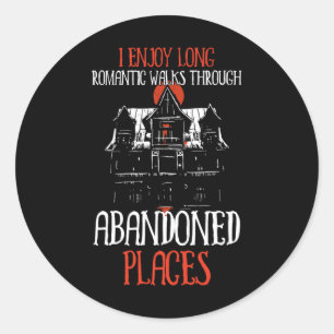 Paranormal Evp Hunting Ghost Hunter Adventures Classic Round Sticker