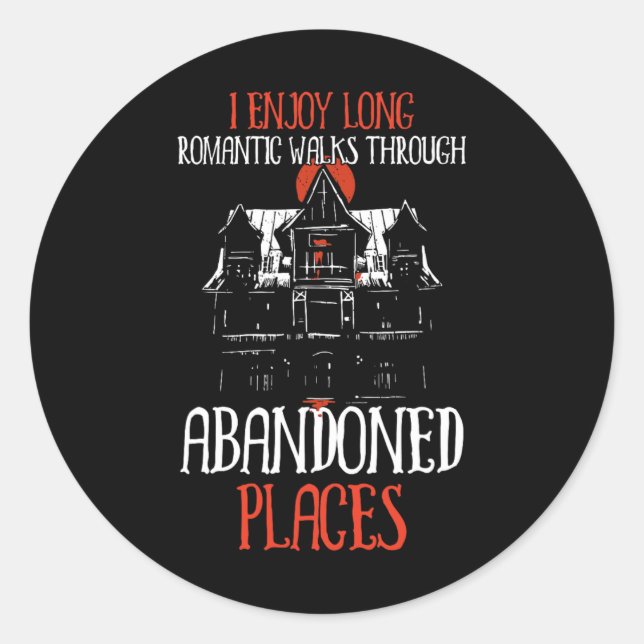 Paranormal Evp Hunting Ghost Hunter Adventures  Classic Round Sticker (Front)