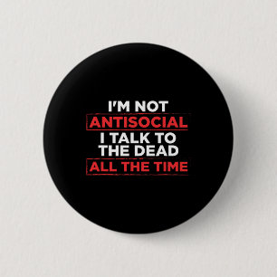Paranormal Ghost Hunting Design For Ghost Catchers 6 Cm Round Badge