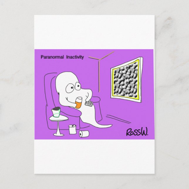 Paranormal inactivity. postcard (Front)