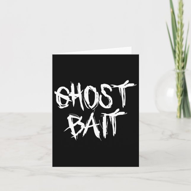 Paranormal Investigation Ghost Byit Haunted Ghost  Card (Front)