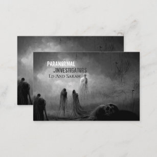 Paranormal Investigator Apocalypse Business Card
